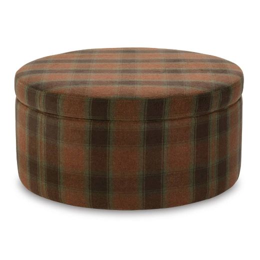 Picture of Cyrus 20" Round Storage Ottoman