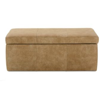 Picture of Remy 45" x 28" Rectangle Leather Storage Ottoman