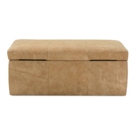 Picture of Remy 45" x 28" Rectangle Leather Storage Ottoman
