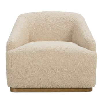 Picture of Neutral Boucle Bernie Swivel Chair